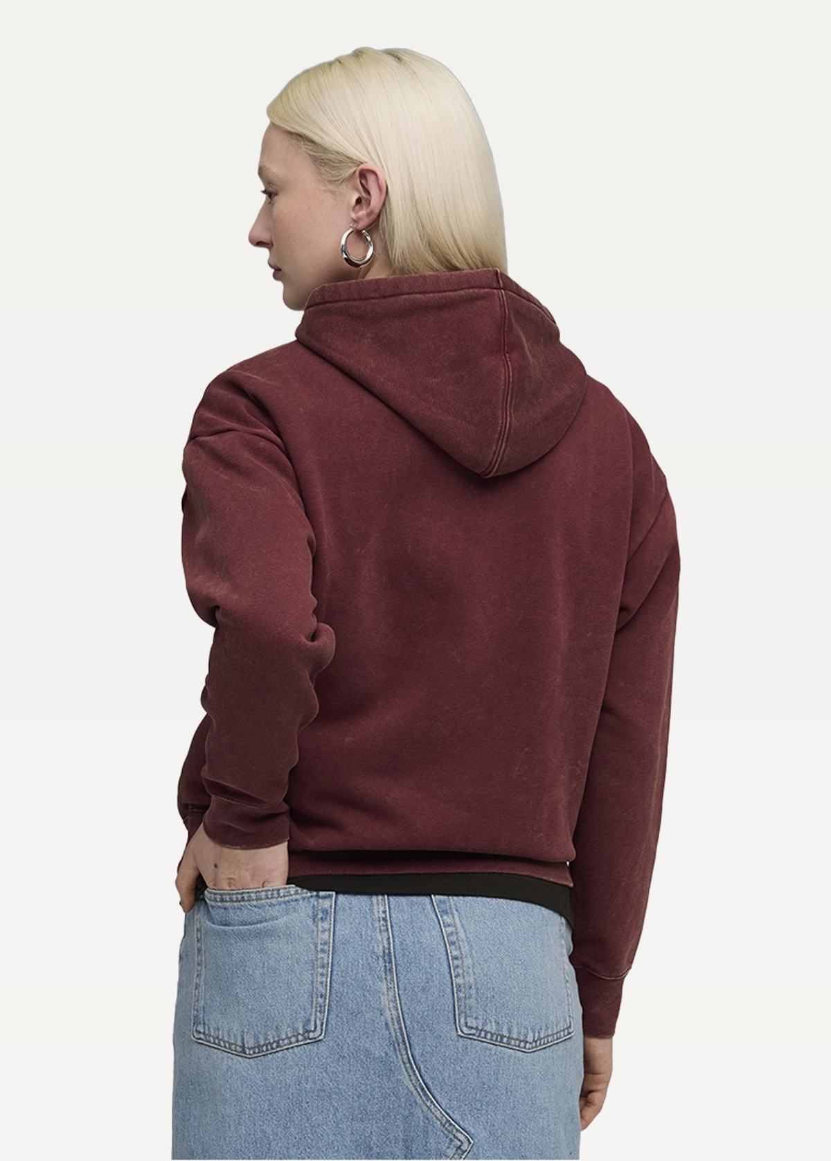 Худі жіноче PUMA ESS ELEVATED Wash Hoodie Ruby Shimmer