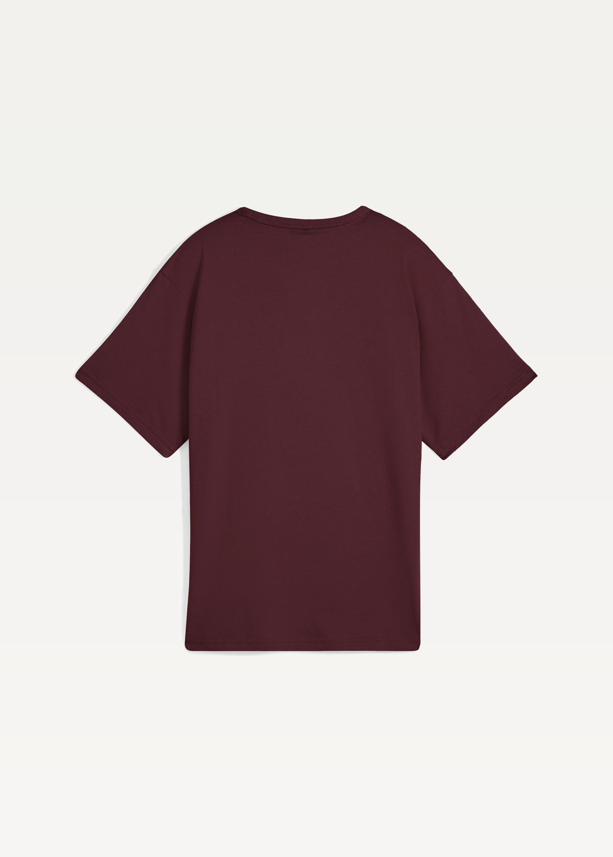 Футболка жіноча PUMA CLASS Relaxed Tee Ruby Shimmer бордового кольору