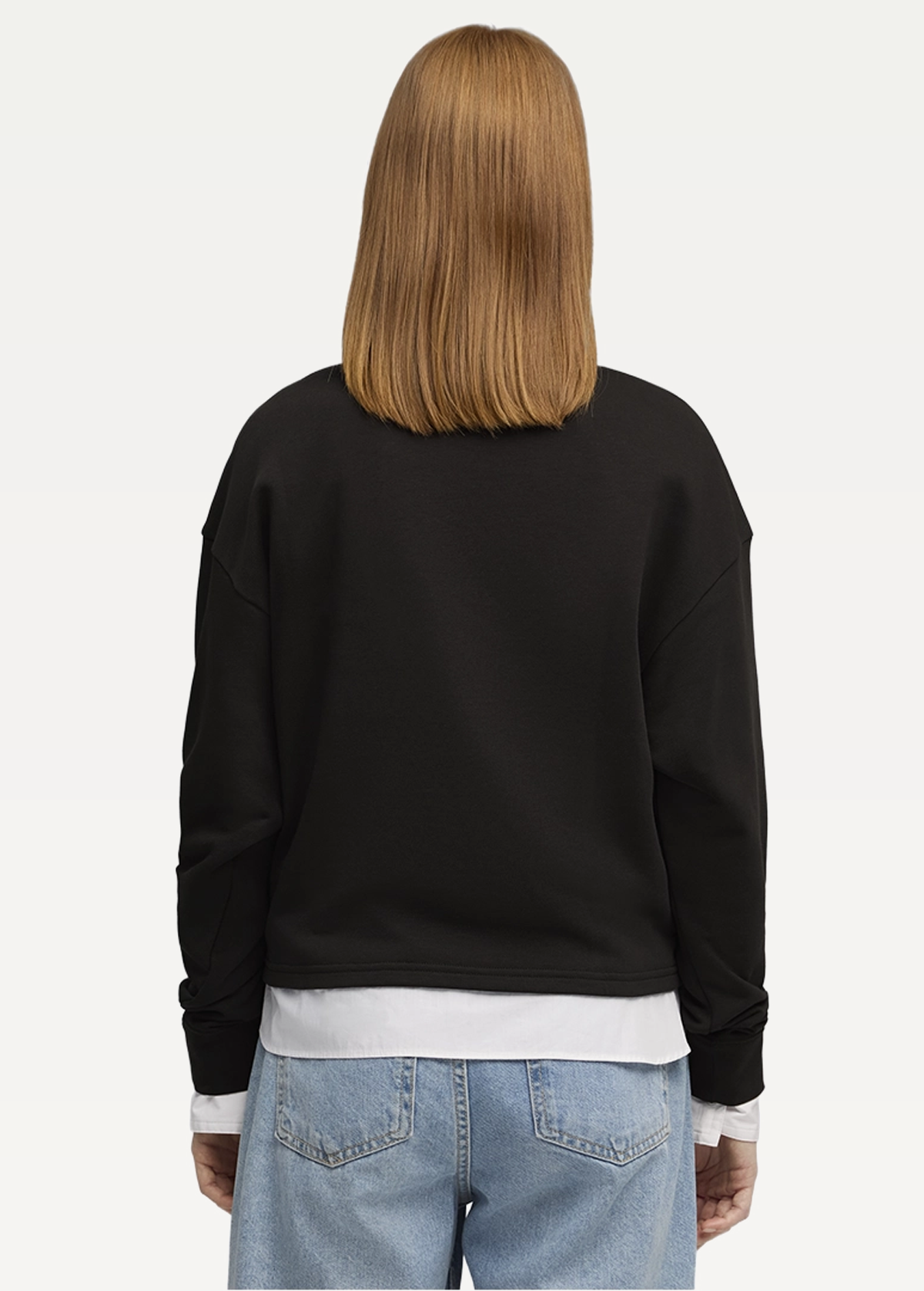 Світшот жіночий PUMA CLASS Comfort Polo Crew чорного кольору