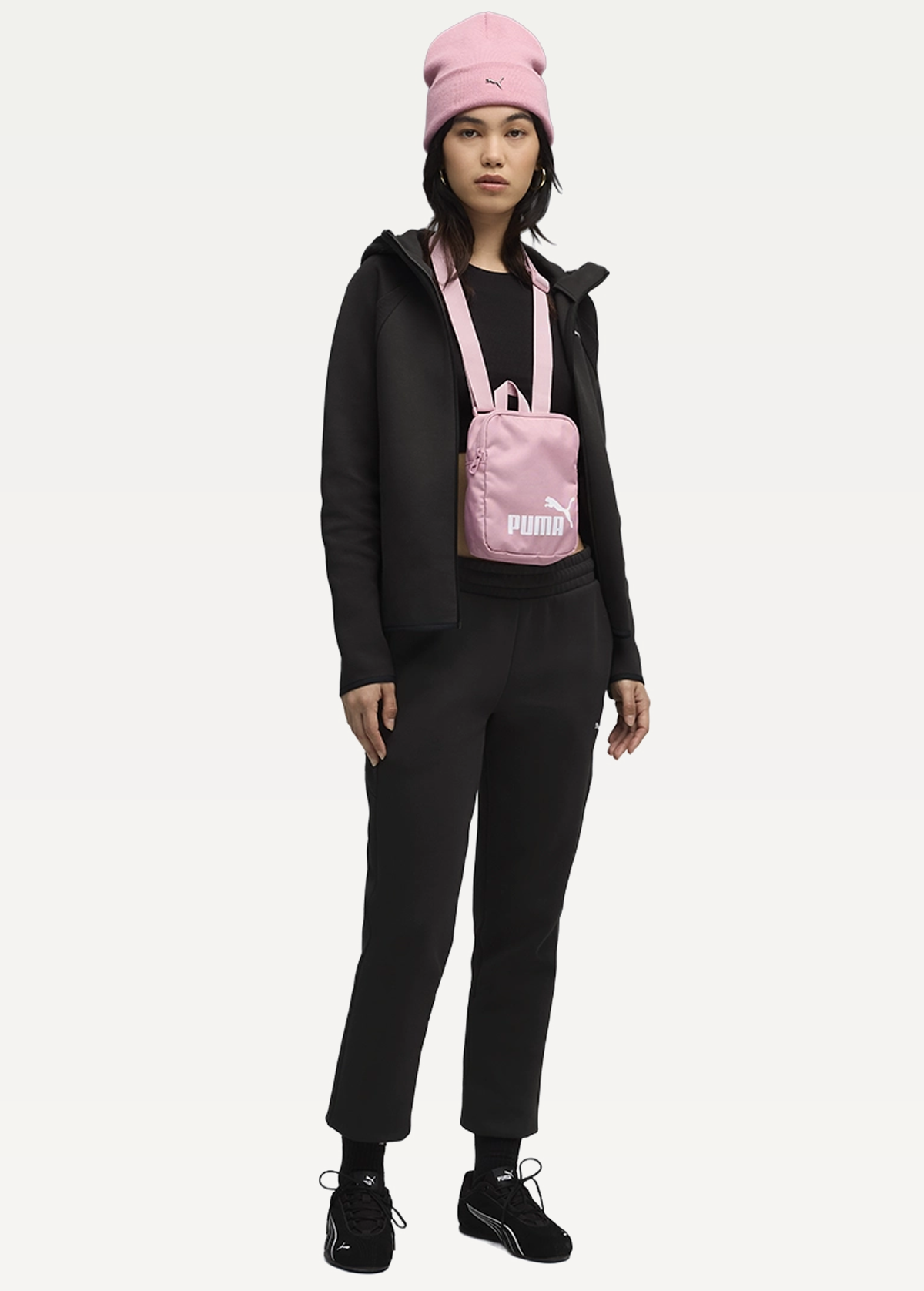 Худі жіноче PUMA EVOSTRIPE Full-Zip Hoodie чорного кольору