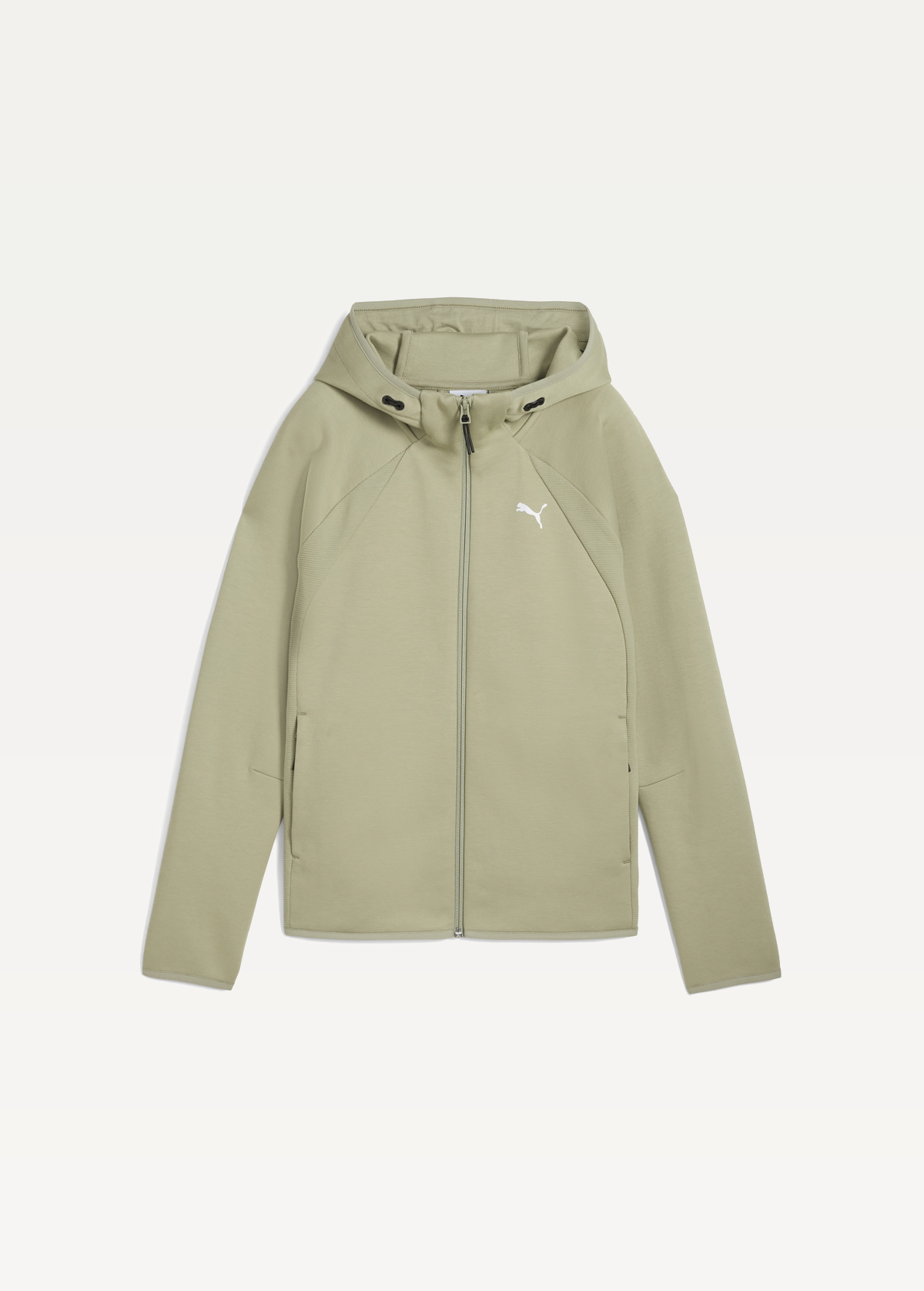 Худі жіноче PUMA EVOSTRIPE Full-Zip Hoodie Lux Army