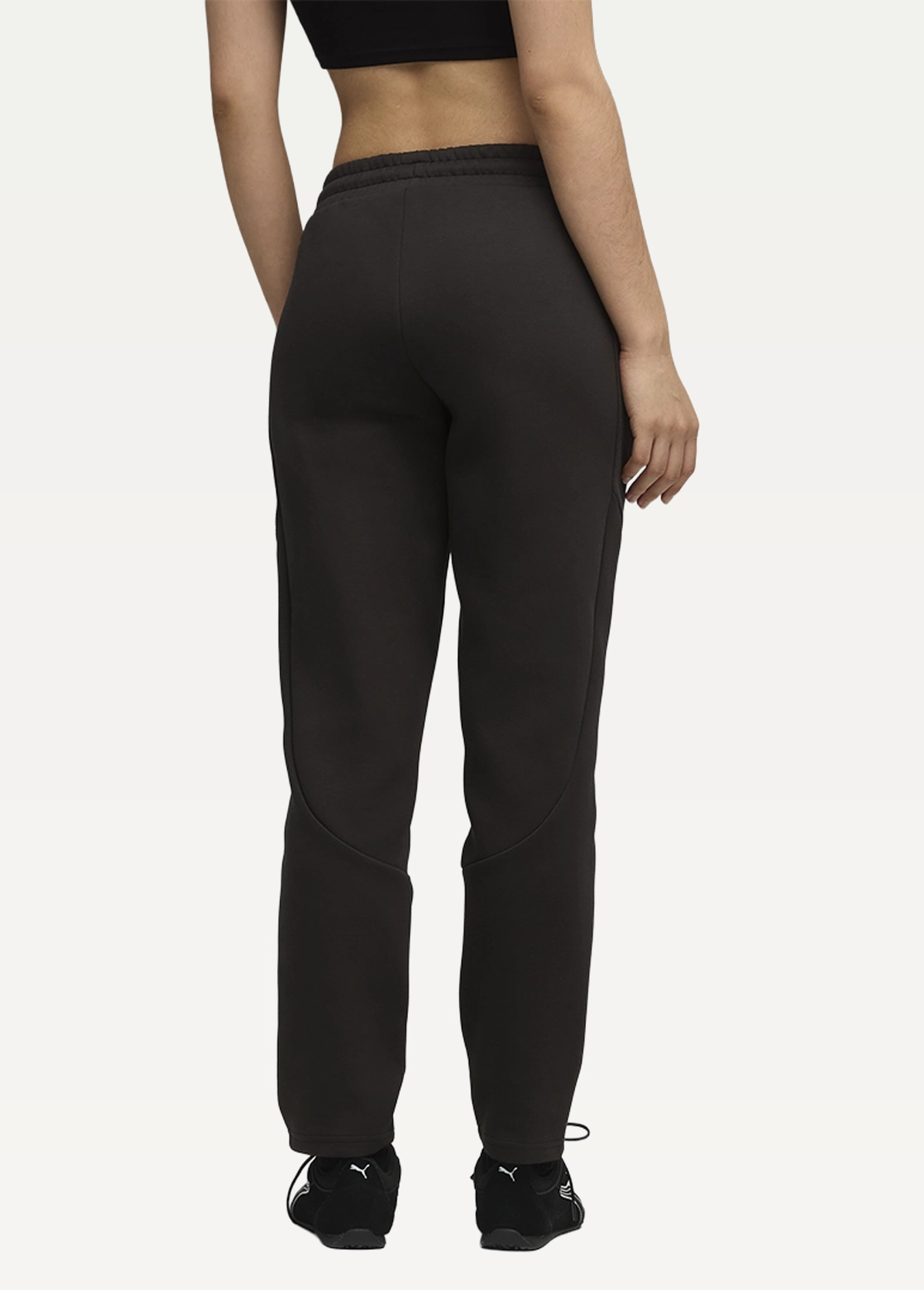 Штаны спортивные женские PUMA EVOSTRIPE Sweatpants черного цвета