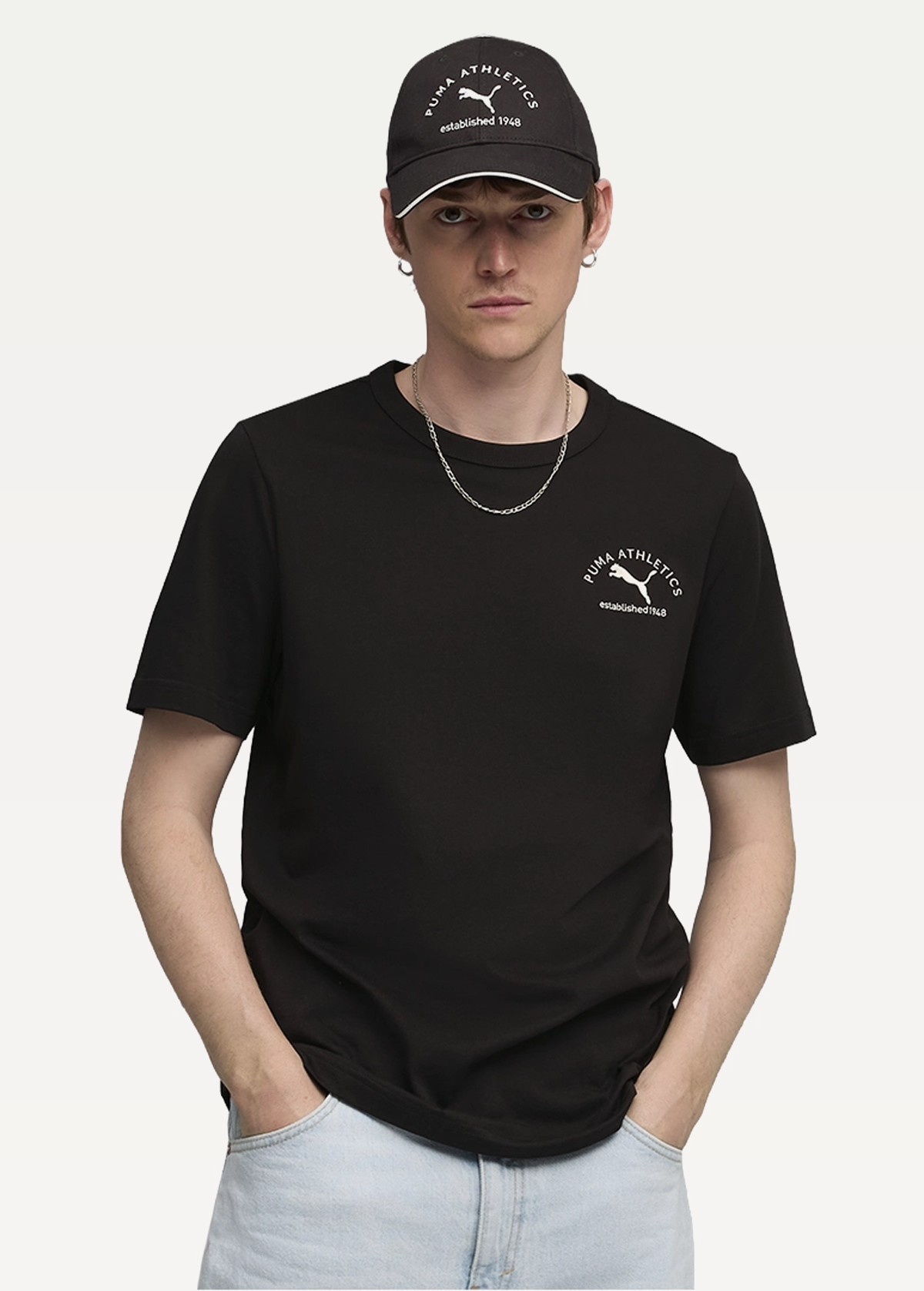 Футболка мужская PUMA CLASS Graphic Tee черного цвета