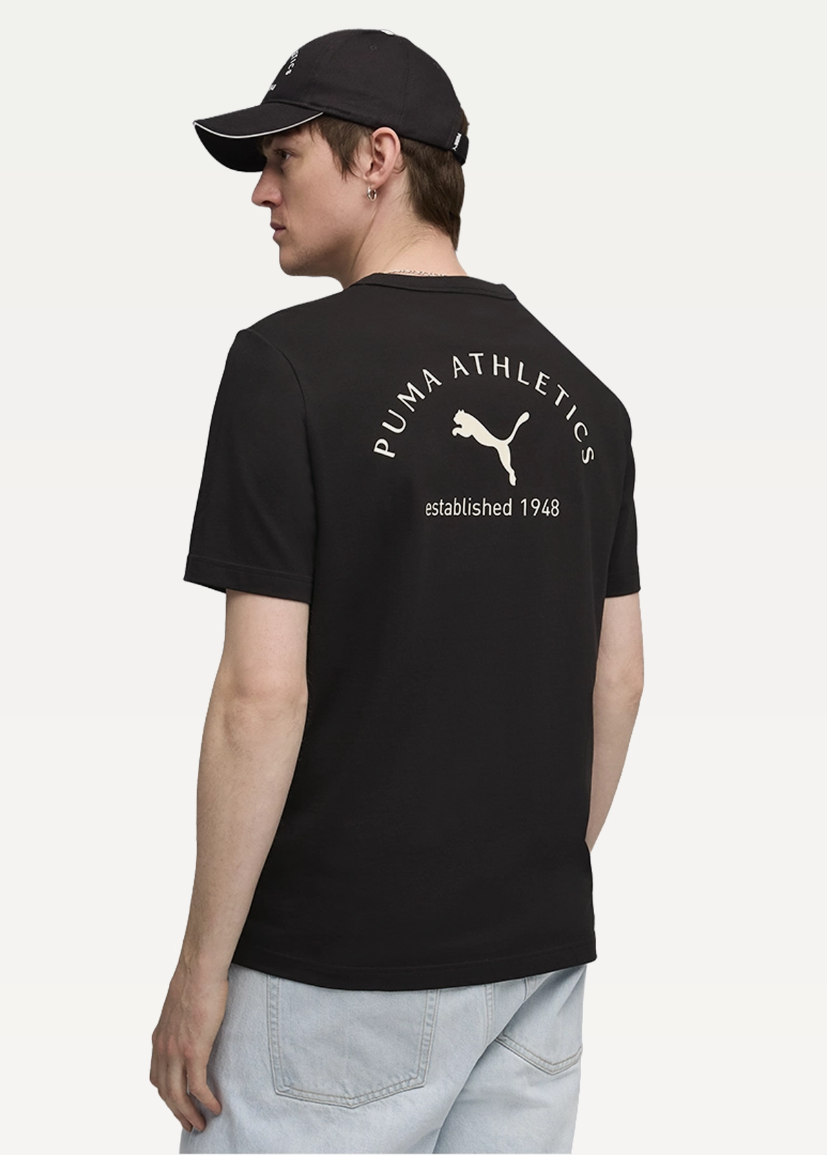 Футболка мужская PUMA CLASS Graphic Tee черного цвета