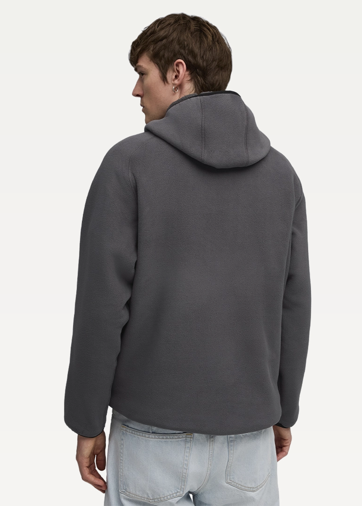 Худі чоловіче PUMA PUMATECH Half Zip Hoodie Dusky Gray