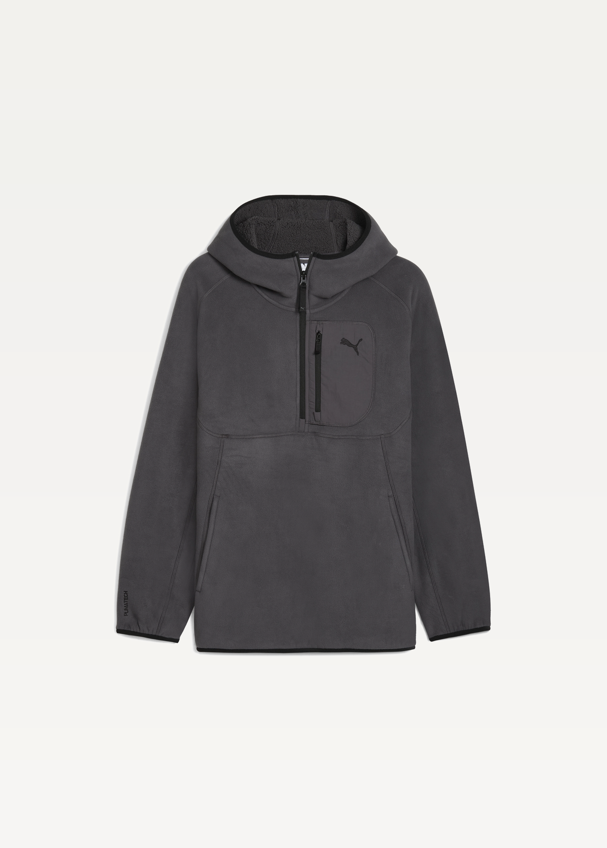 Худі чоловіче PUMA PUMATECH Half Zip Hoodie Dusky Gray