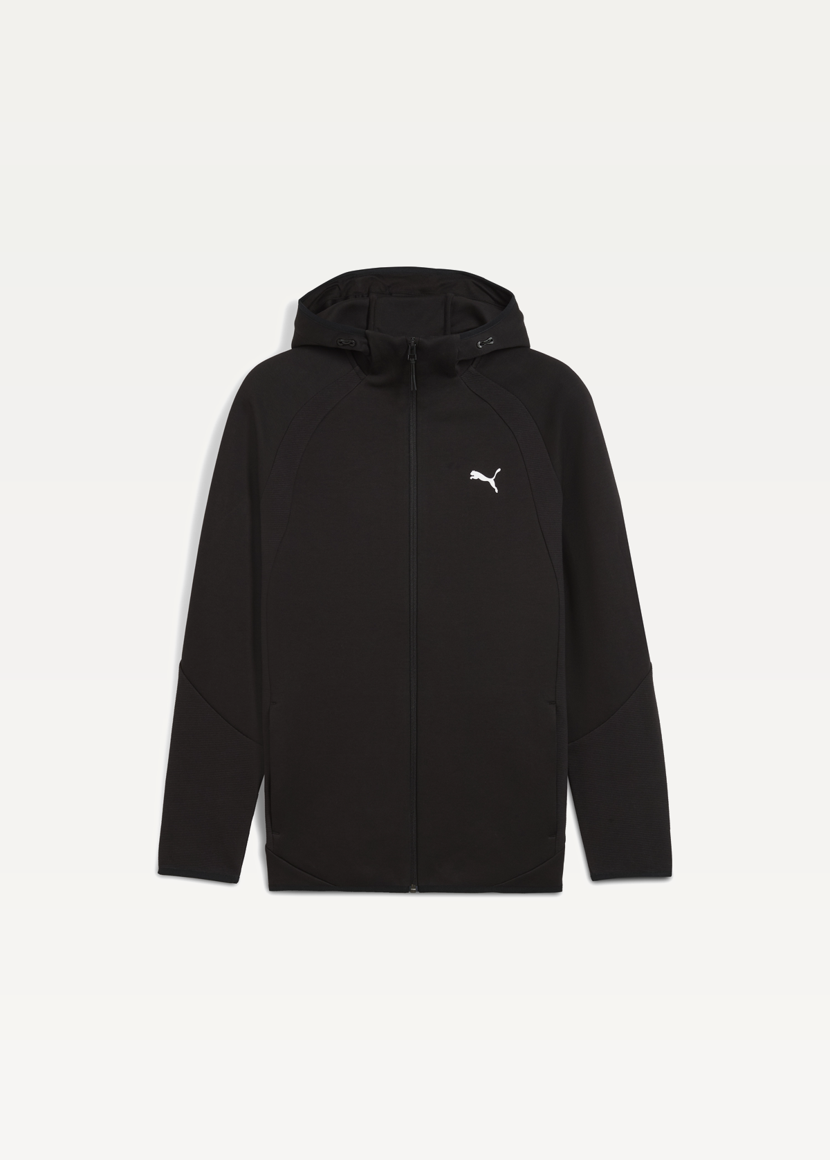 Худі чоловіче PUMA EVOSTRIPE FZ Hoodie DK чорного кольору