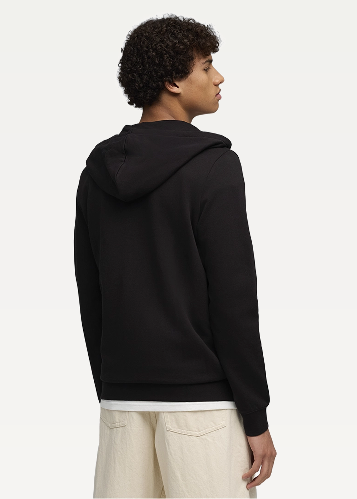 Худі чоловіче PUMA ESS ELEVATED FZ Hoodie FL чорного кольору