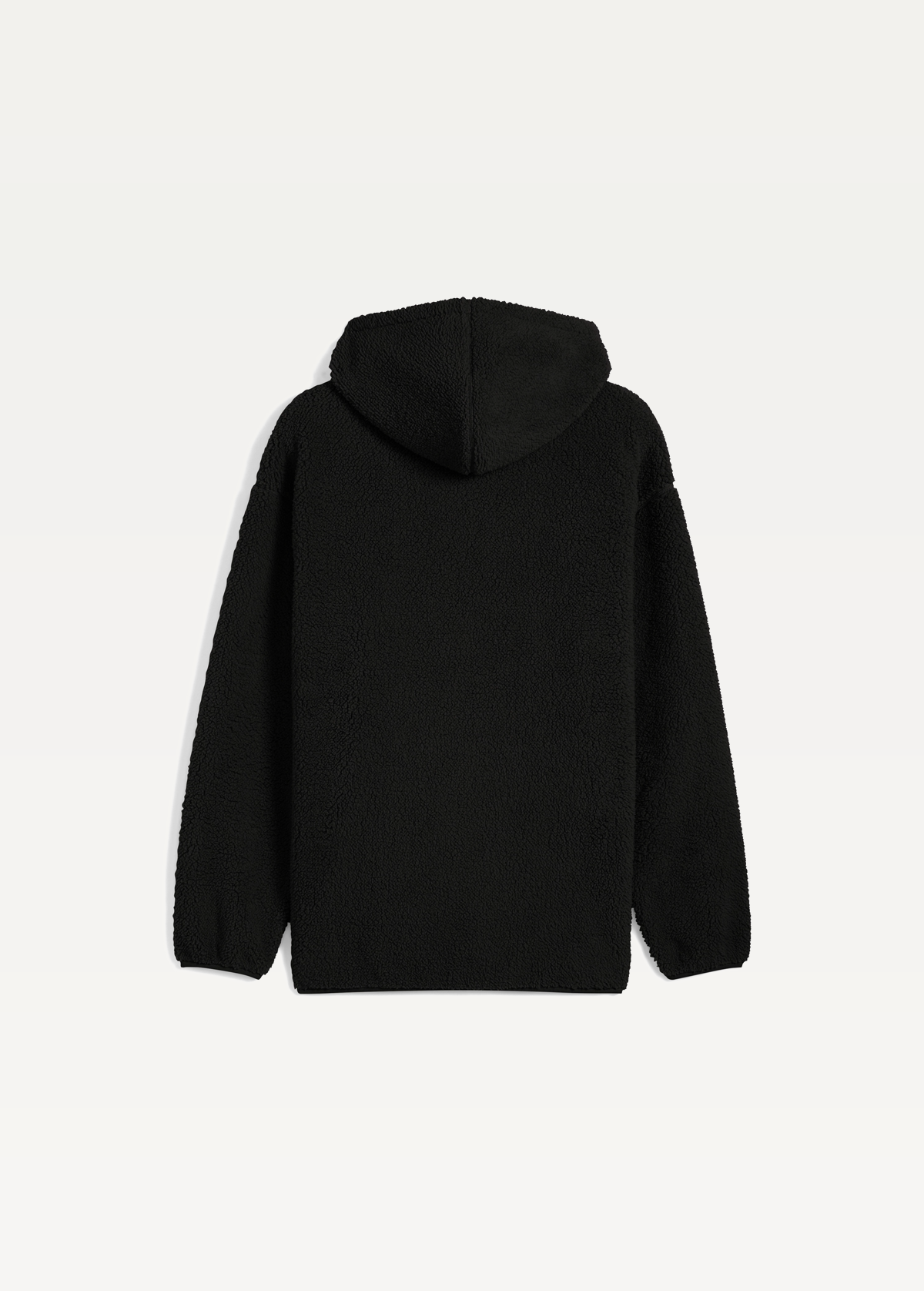 Худи мужское PUMA ESS ELEVATED Sherpa Hoodie черного цвета