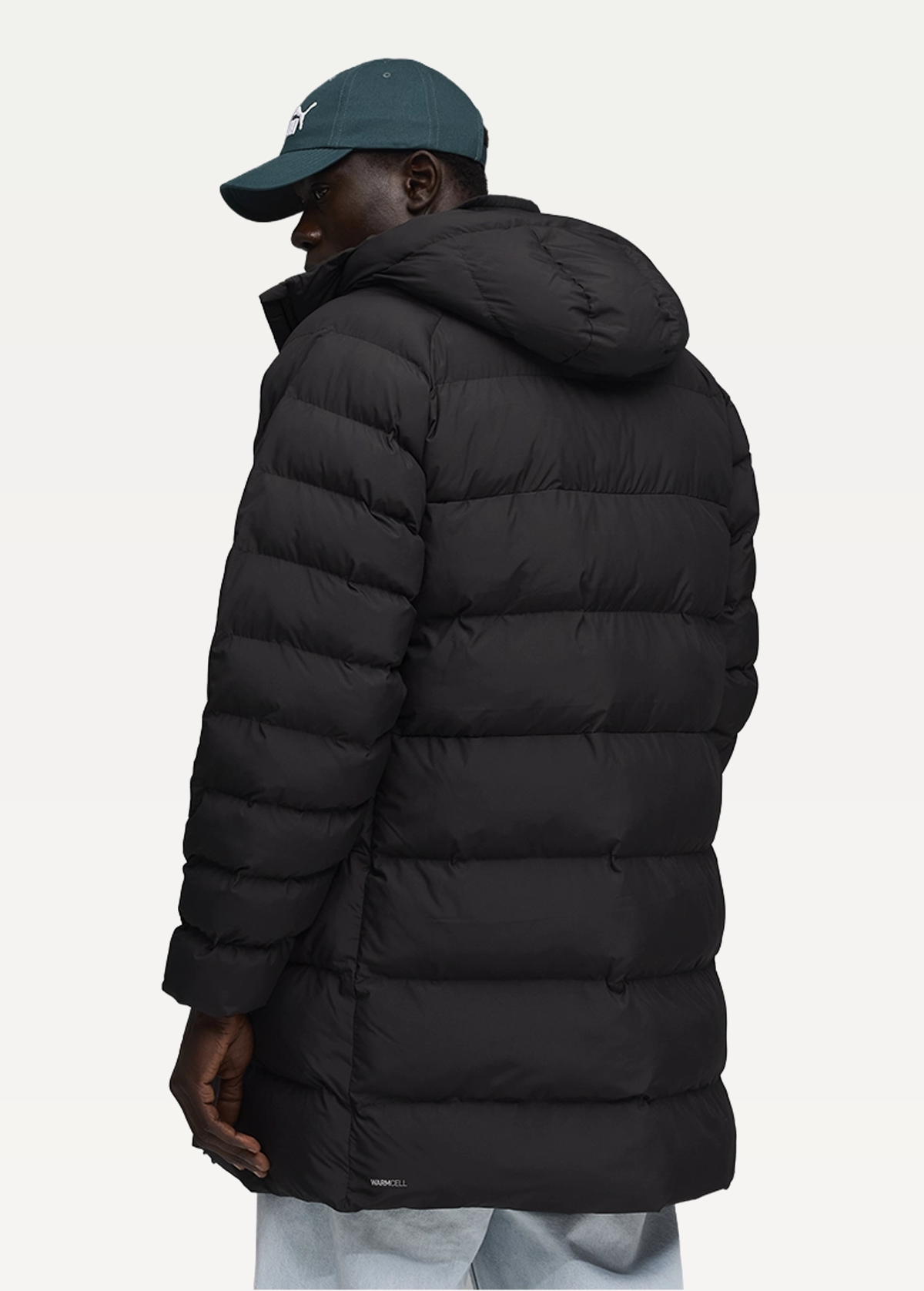 Куртка мужская PUMA Mono Hooded Parka черного цвета