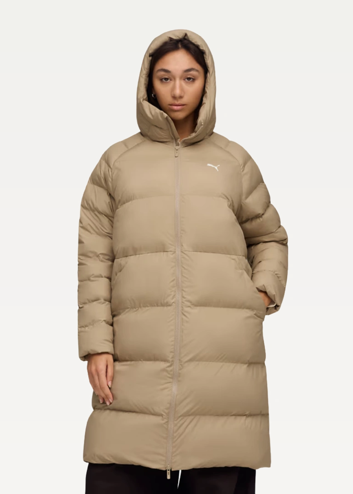 Куртка женская PUMA Mono Hooded Parka Ice Coffee