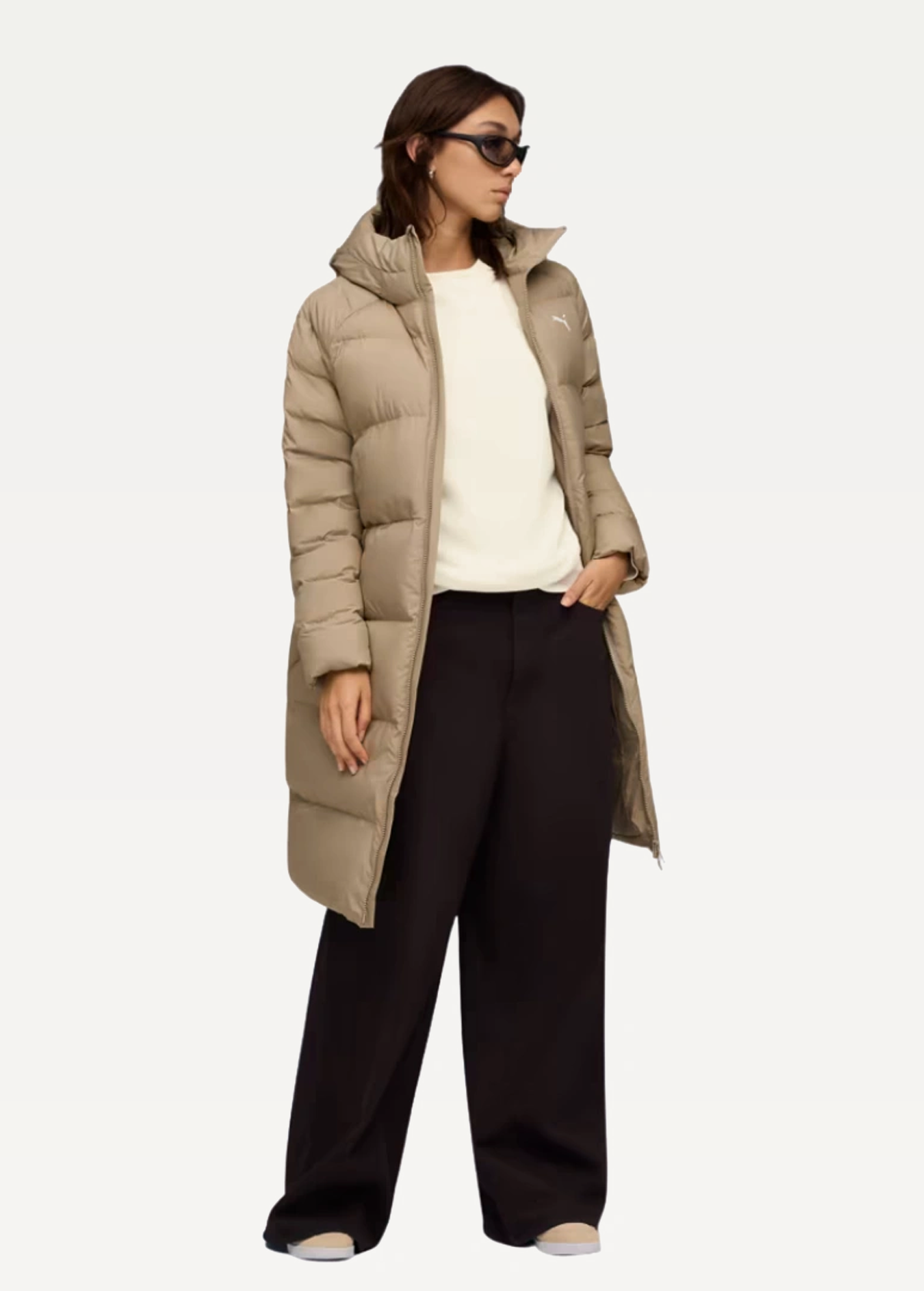 Куртка женская PUMA Mono Hooded Parka Ice Coffee