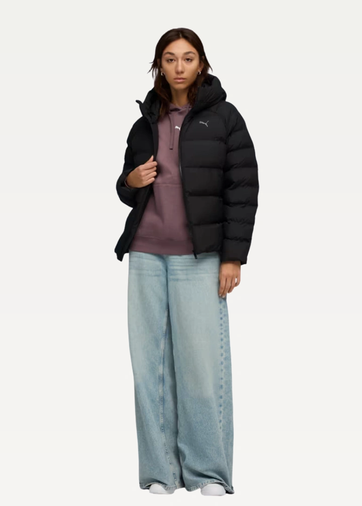 Куртка жіноча PUMA Mono Hooded Jacket чорного кольору