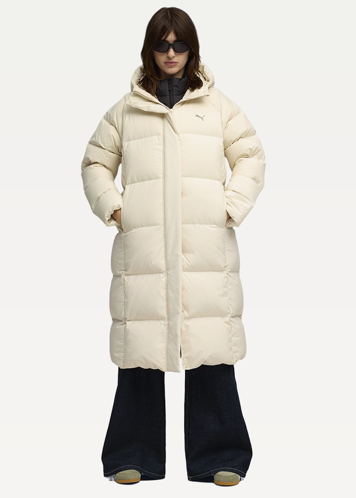 Куртка пуховик жіночий PUMA Hooded Down Puffer Coat Alpine Snow