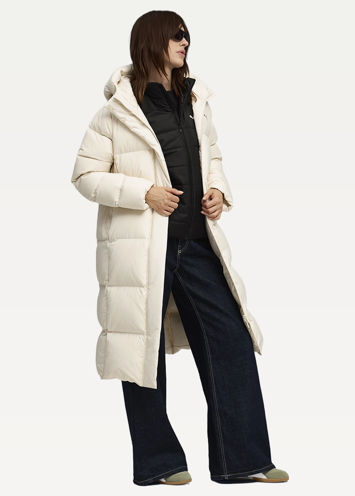 Куртка пуховик жіночий PUMA Hooded Down Puffer Coat Alpine Snow