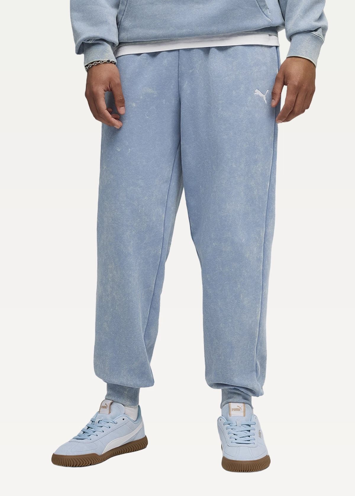 Спортивні штани чоловічі PUMA ESS ELEVATED Wash Sweatpants Cool Blue
