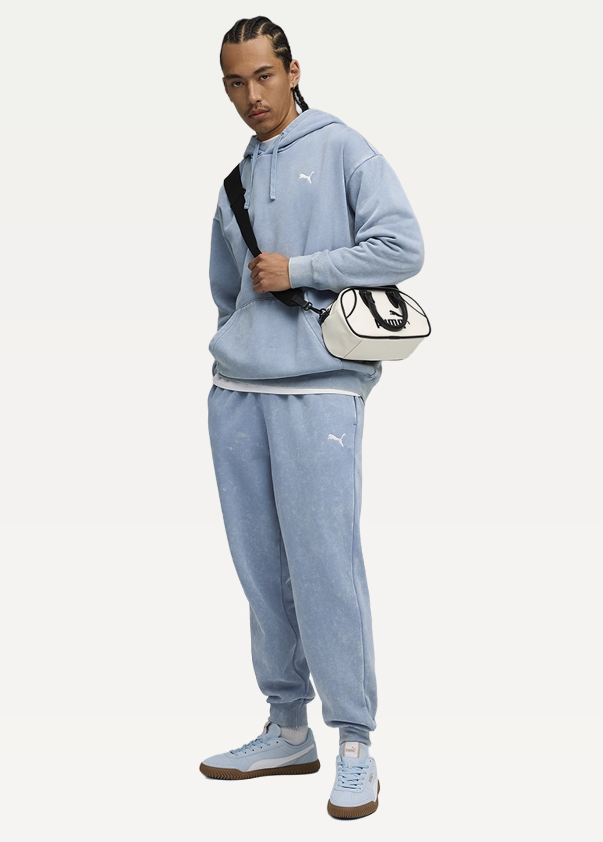 Спортивні штани чоловічі PUMA ESS ELEVATED Wash Sweatpants Cool Blue