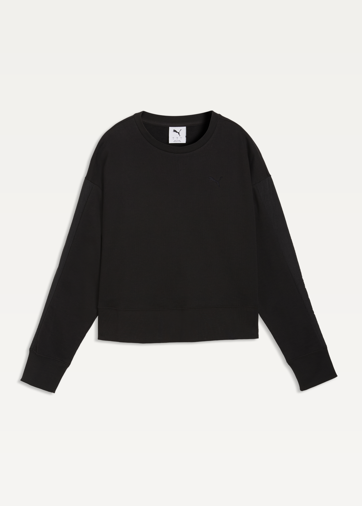 Світшот жіночий PUMA HER Relaxed Crew чорного кольору
