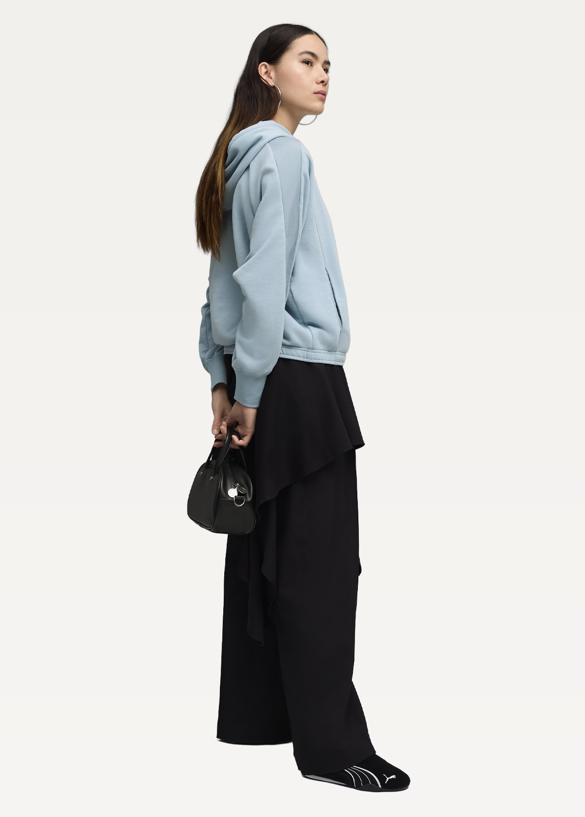 Худі жіноче PUMA HER Oversized Hoodie Seafoam