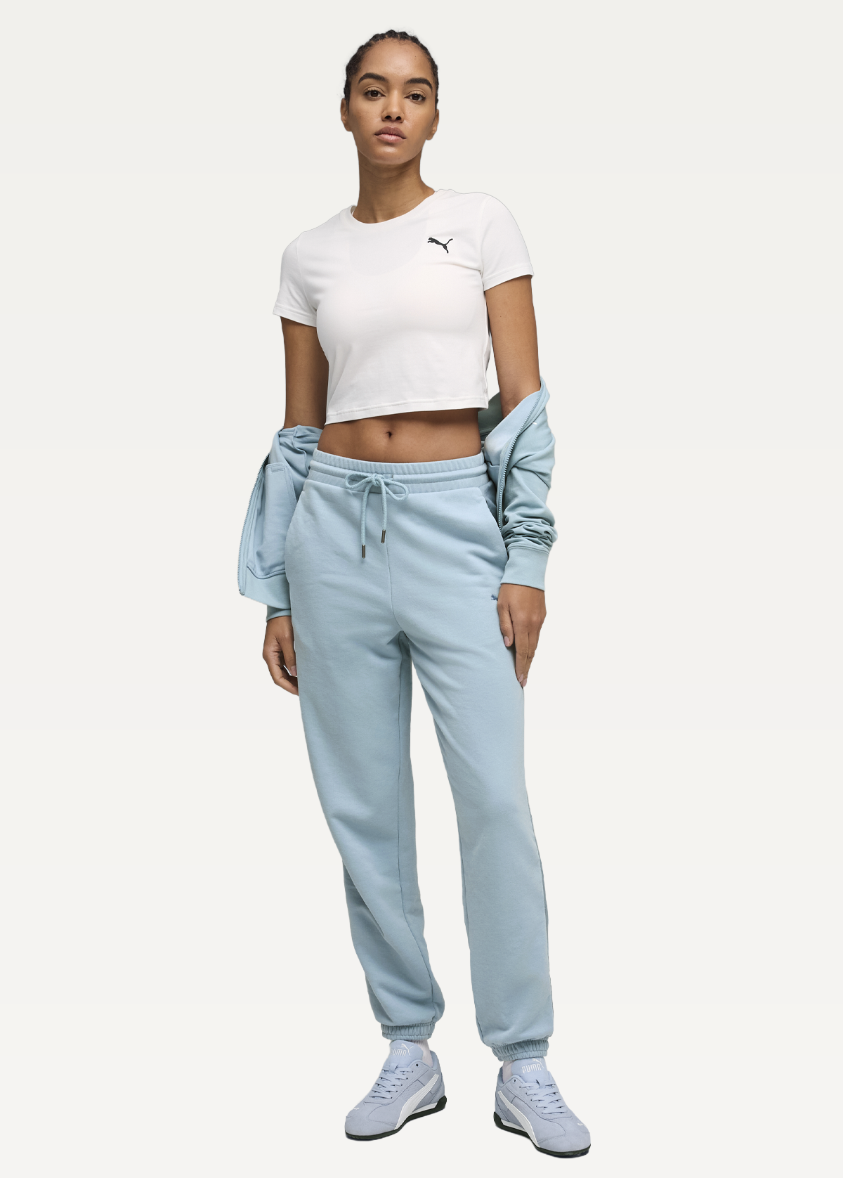 Штани спортивні жіночі PUMA HER Comfort High-Waist Pants Seafoam