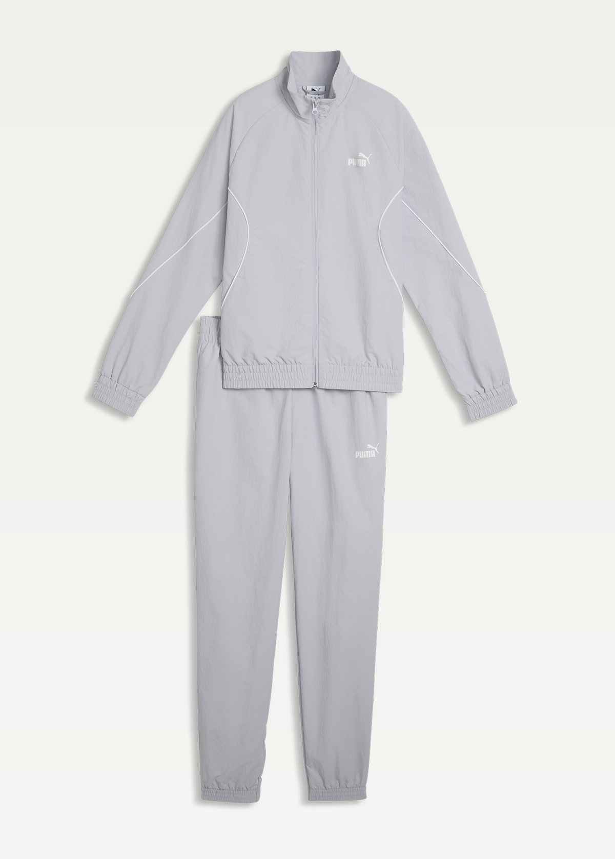 Спортивний костюм жіночий PUMA Woven Tracksuit cl Vibrant Silver