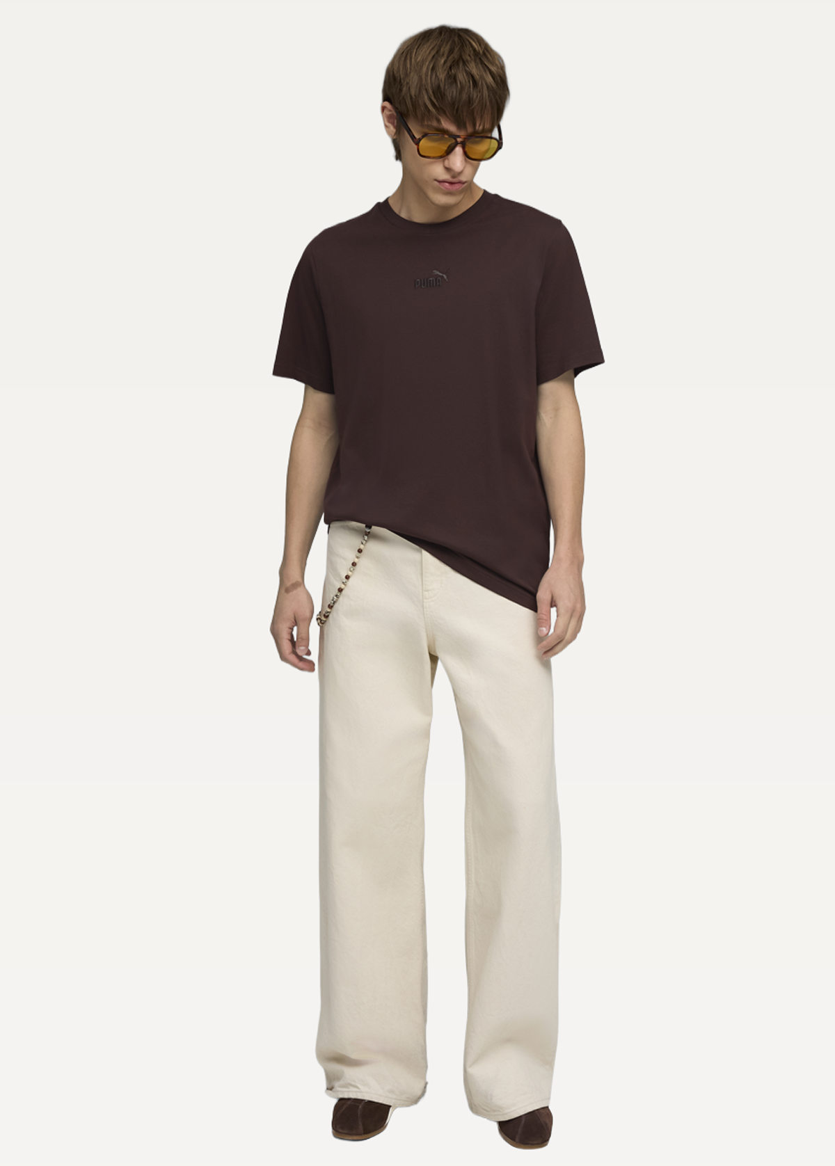 Футболка мужская PUMA ESS No.1 Logo Tee Chocolate Brown