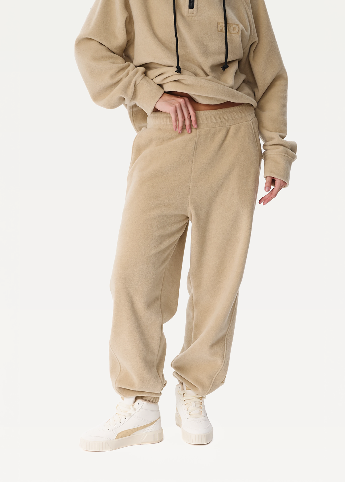 Штани унісекс FRND FOR FRIENDS Impulse Polar Fleece бежевого кольору