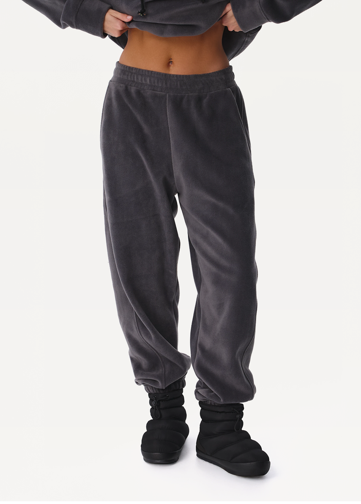 Штани унісекс FRND FOR FRIENDS Impulse Polar Fleece темно-сірого кольору