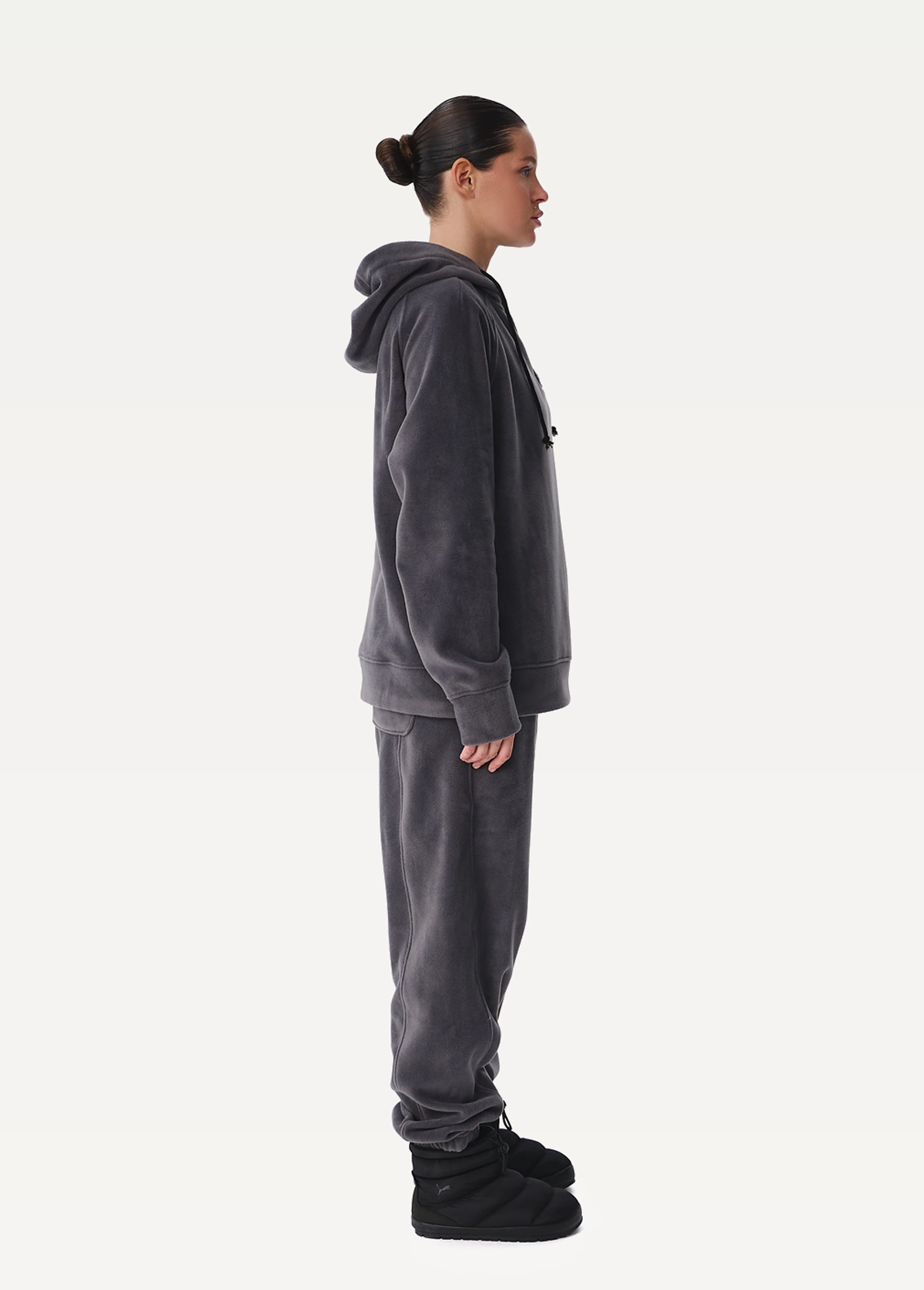 Худі унісекс FRND FOR FRIENDS Impulse Polar Fleece темно-сірого кольору