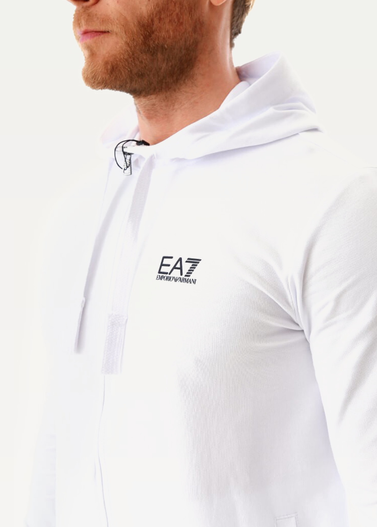 Спортивный костюм EA7 Emporio Armani черно-белого цвета (8NPV80 PJ05Z 22BA)