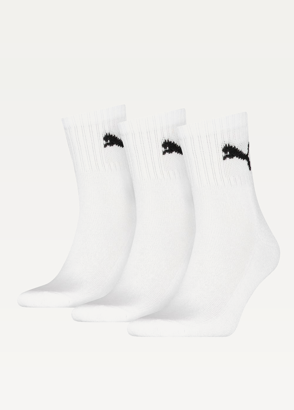 Шкарпетки чоловічі-жіночі Puma Unisex Short Crew Socks (3 Pack) білого кольору (90611004)