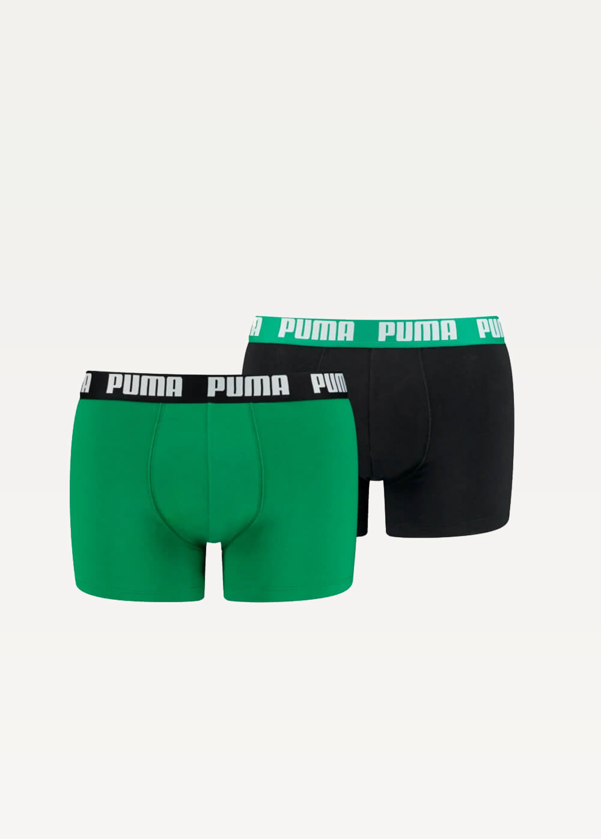 Спідня білизна чоловіча Puma Basic Boxer 2P чорного та зеленого кольору