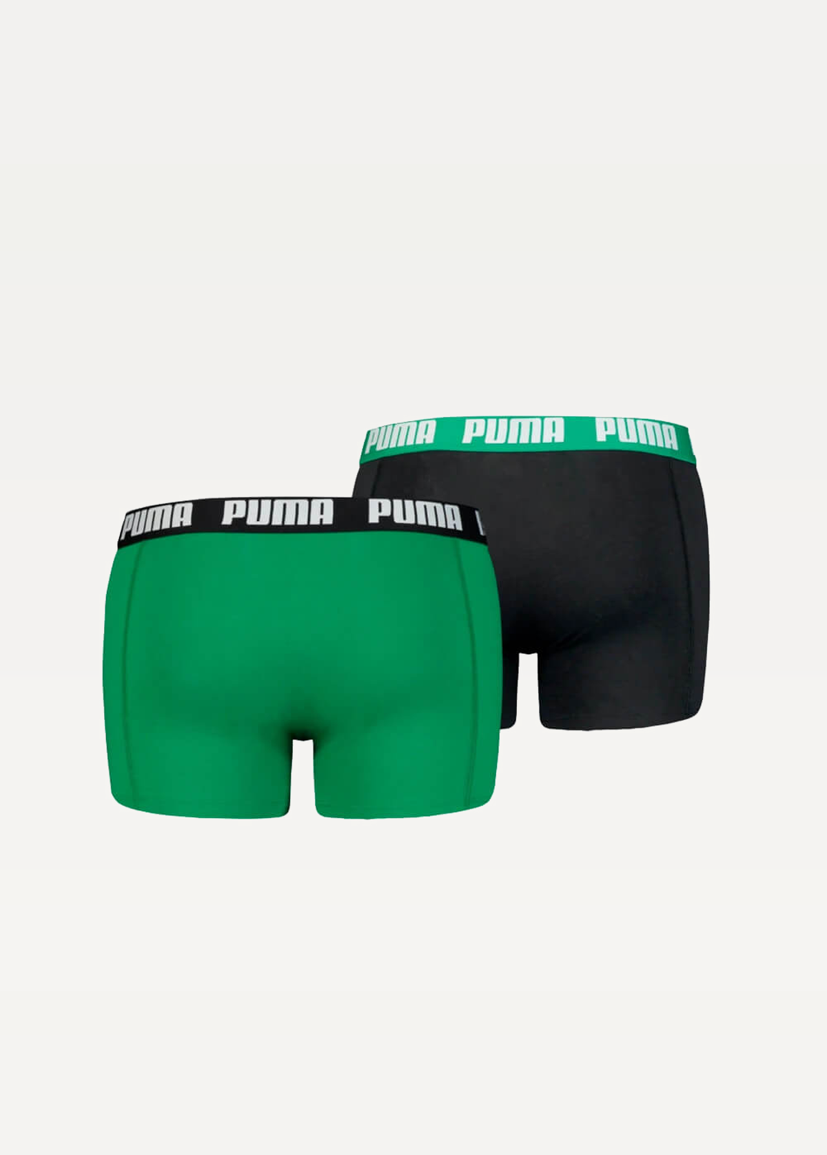 Спідня білизна чоловіча Puma Basic Boxer 2P чорного та зеленого кольору