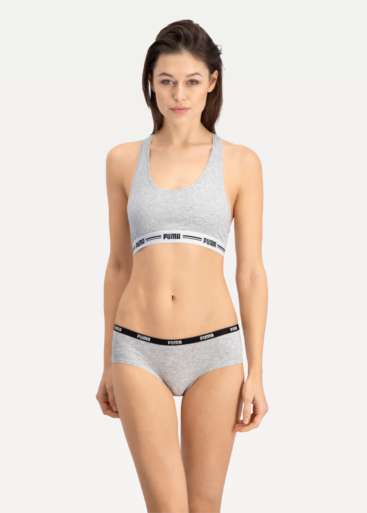 Спідня білизна жіноча PUMA HIPSTER 3P PACK white / grey / black