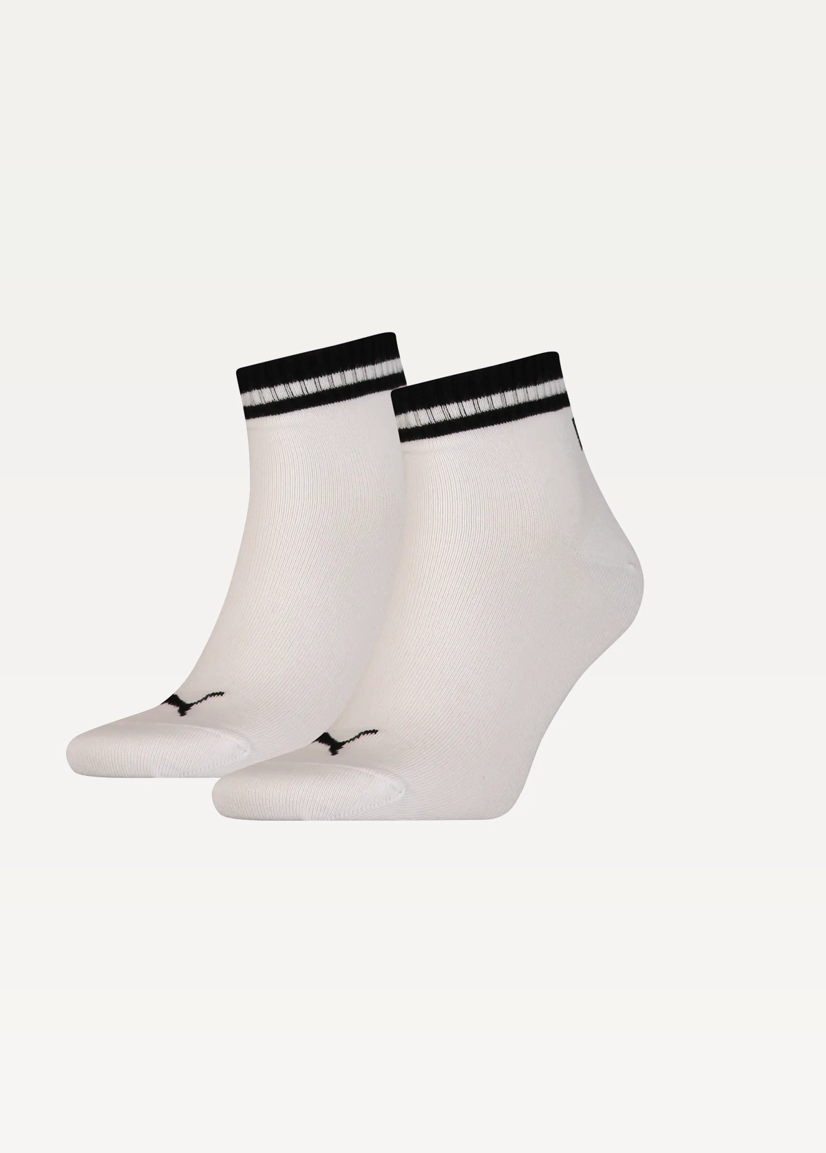 Шкарпетки чоловічі-жіночі Puma HERITAGE QUARTER 2P UNI білого кольору
