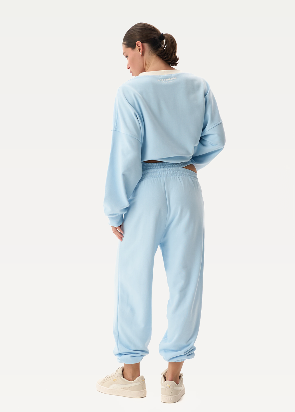 Штани FRND FOR FRIENDS Spicy жіночі небесно-блакитного кольору