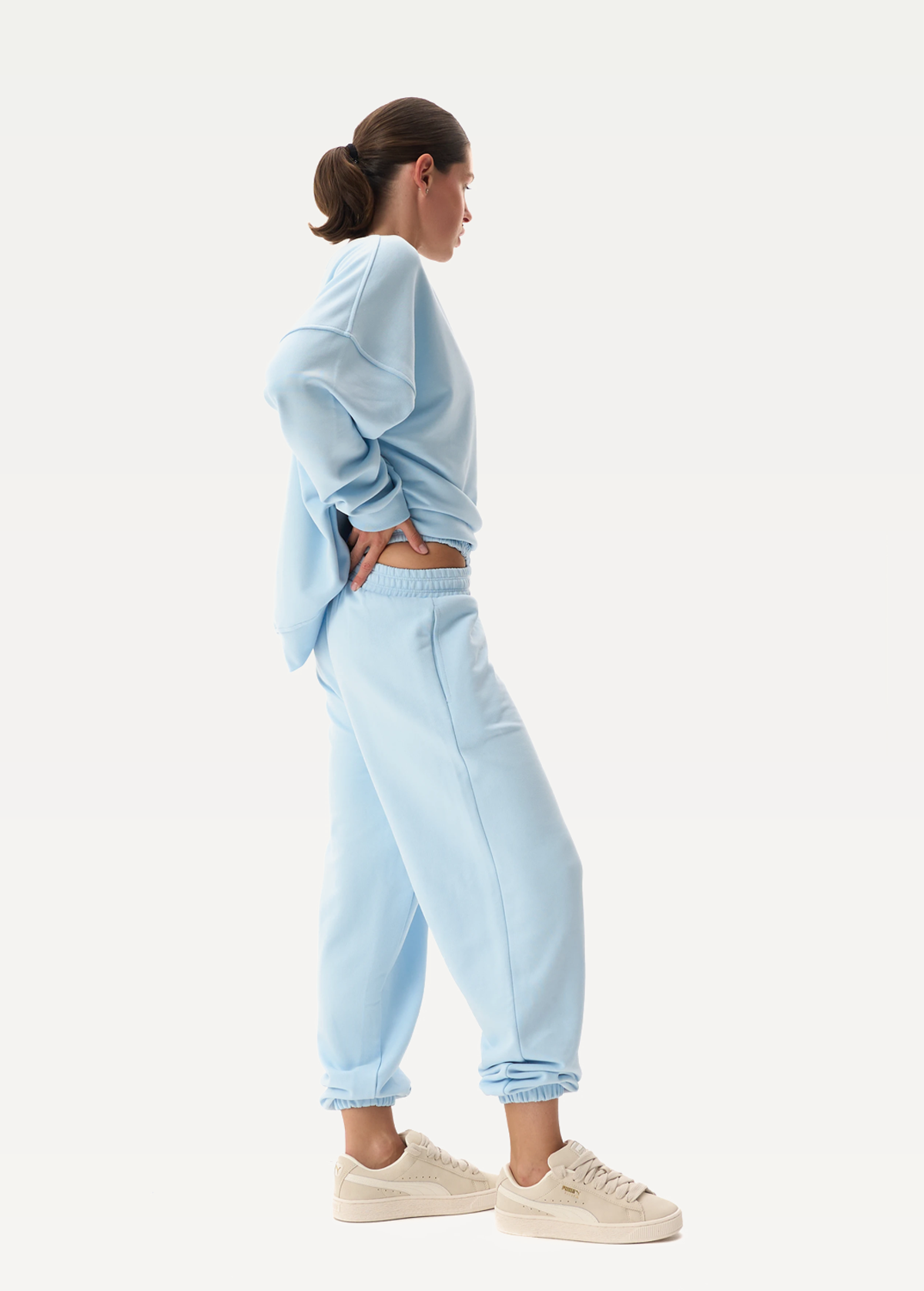 Штани FRND FOR FRIENDS Spicy жіночі небесно-блакитного кольору