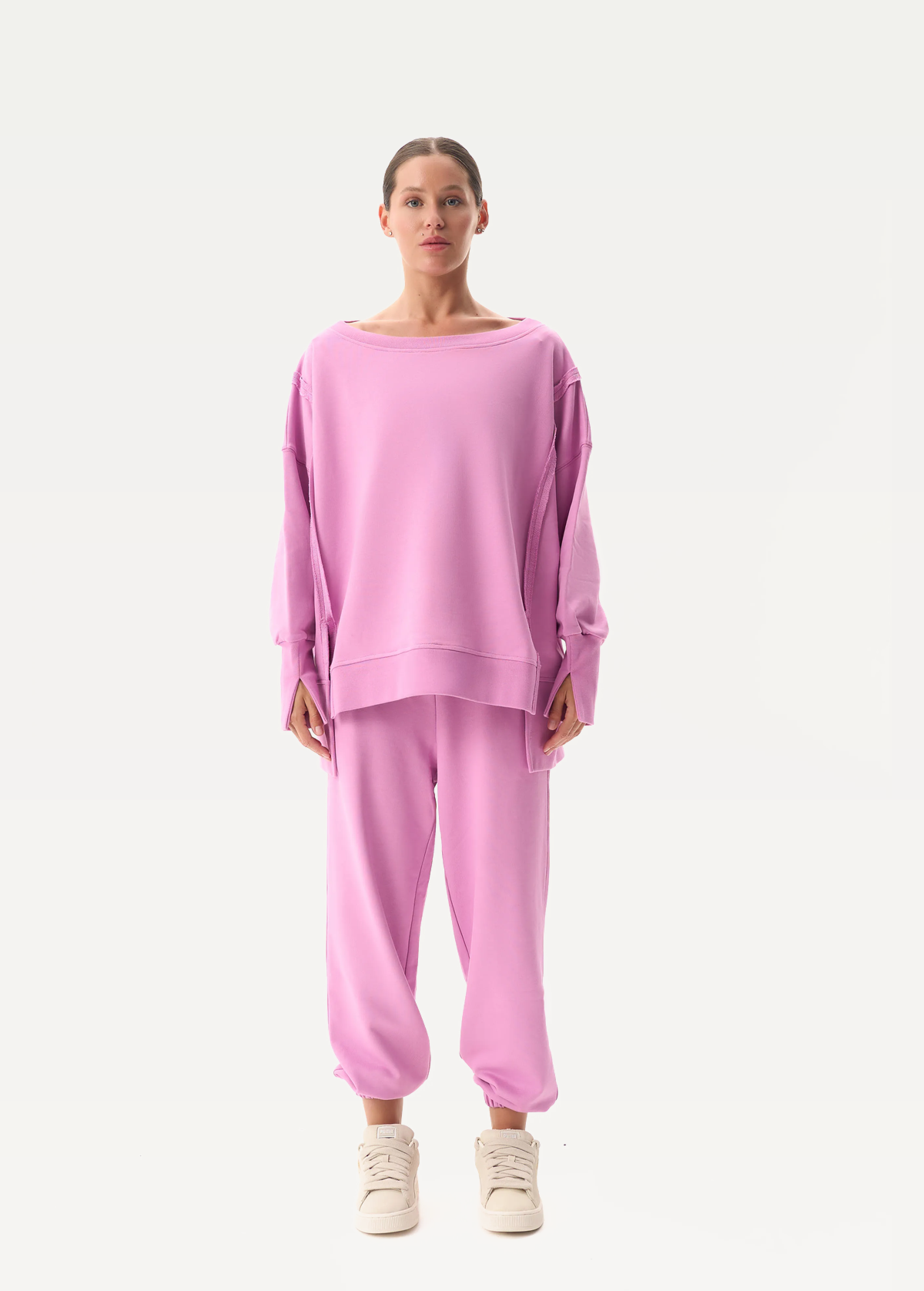 Штани FRND FOR FRIENDS Spicy жіночі лавандово-рожевого кольору