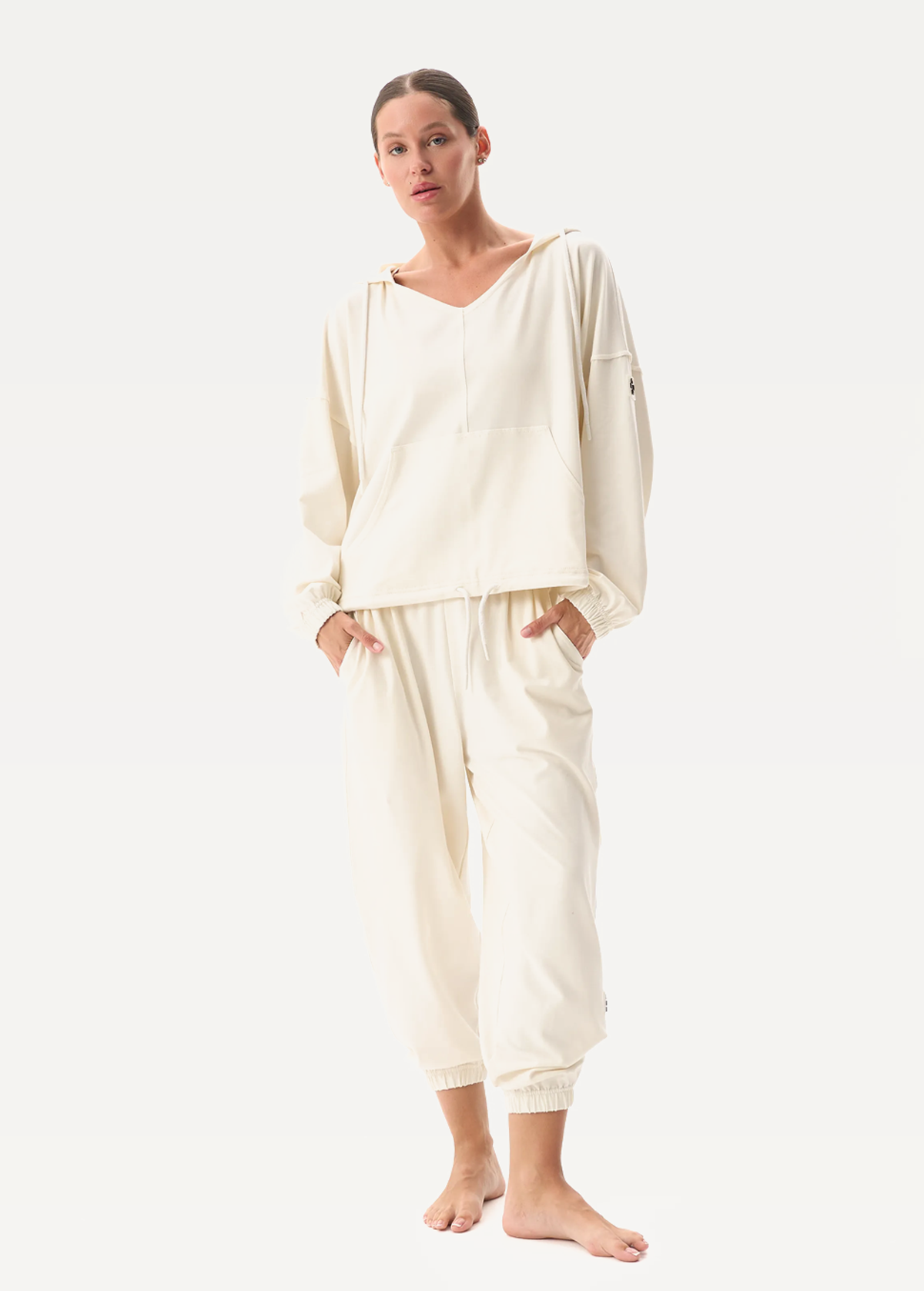 Штани FRND FOR FRIENDS Movie жіночі молочного кольору