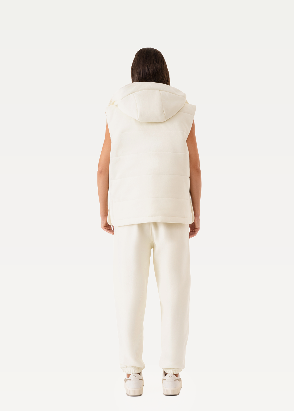 Штаны утепленные FRND FOR FRIENDS Queen Fleece молочного цвета