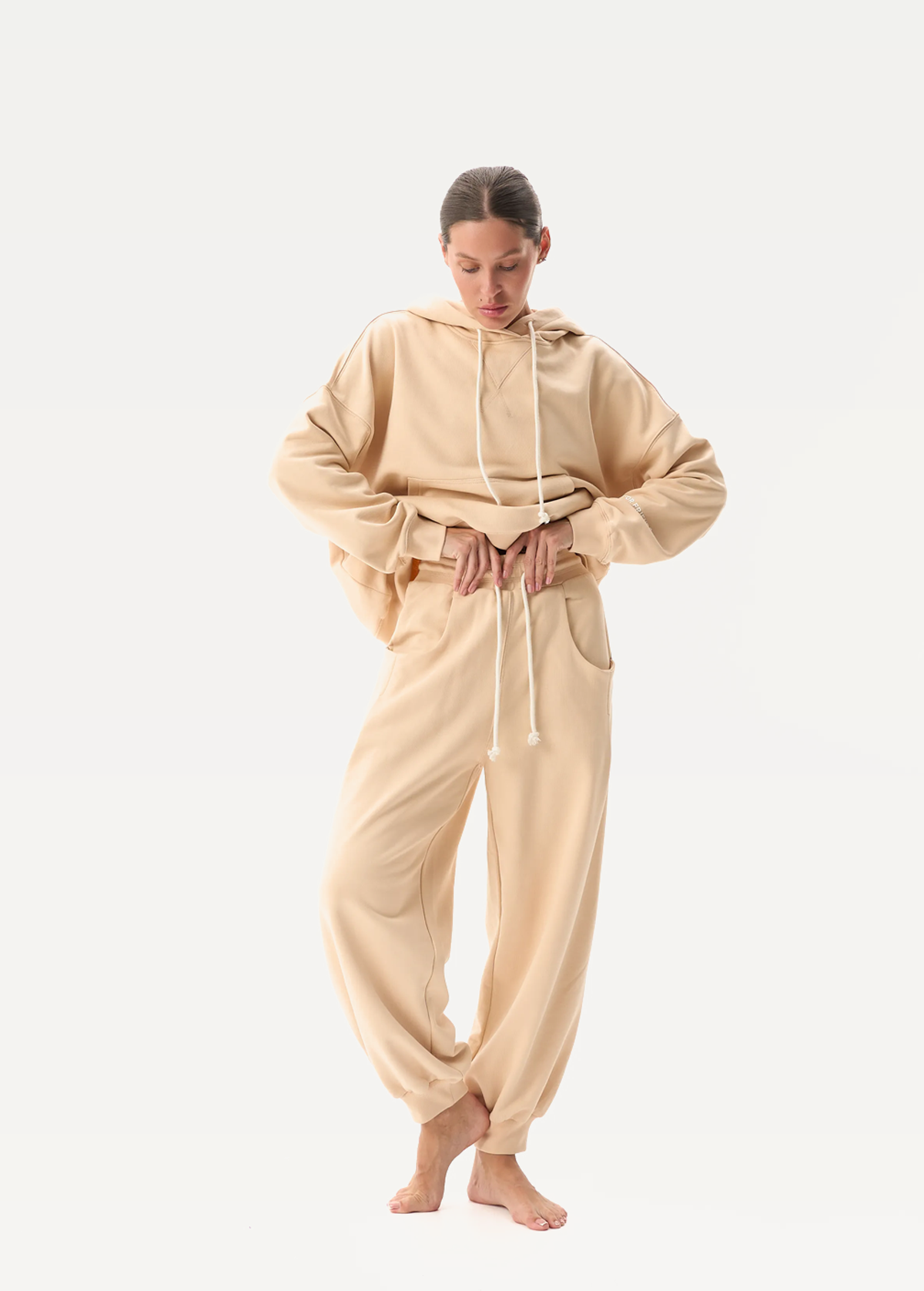 Штаны FRND FOR FRIENDS Next женские бежевого цвета