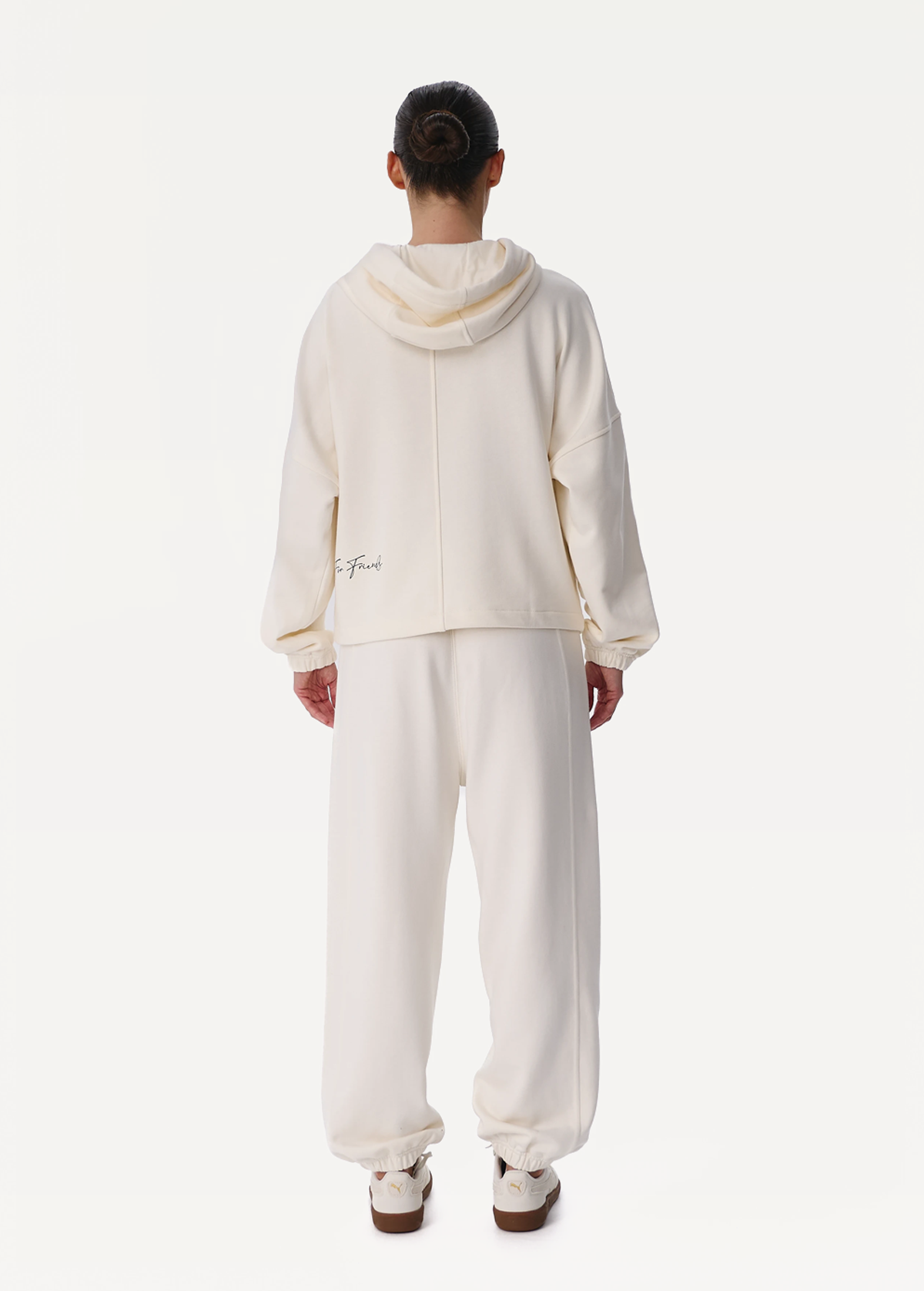 Штани жіночі FRND FOR FRIENDS Shape молочного кольору