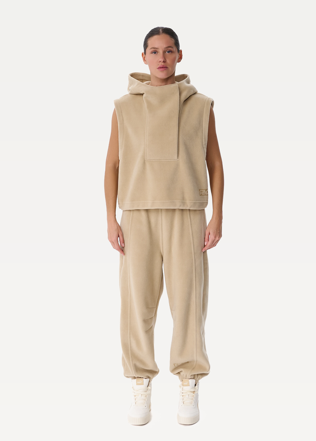 Штаны женские FRND FOR FRIENDS Paradox Polar Fleece бежевого цвета