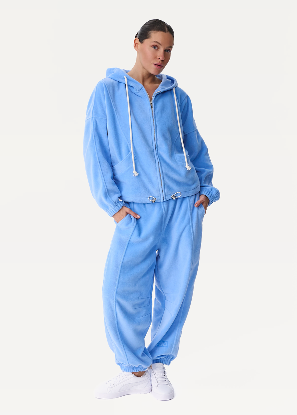 Штани жіночі FRND FOR FRIENDS Paradox Polar Fleece блакитного кольору