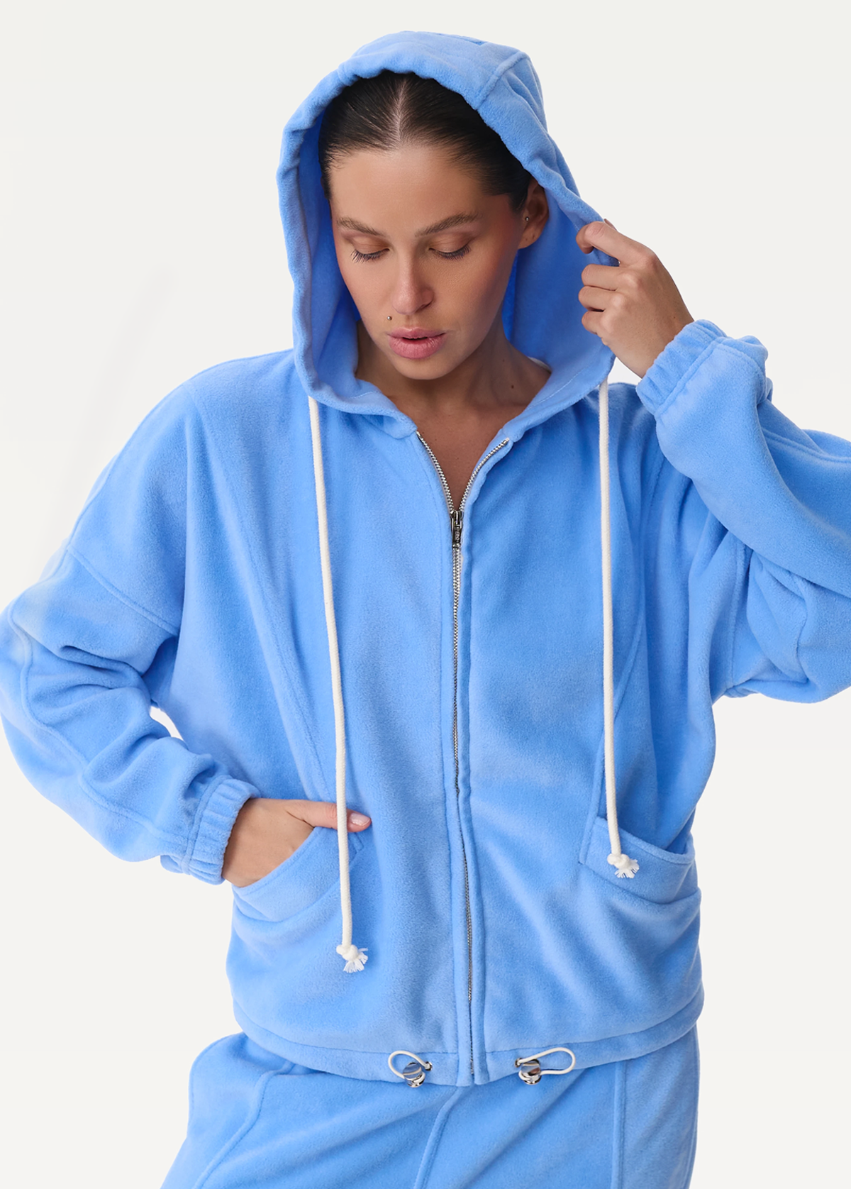 Штани жіночі FRND FOR FRIENDS Paradox Polar Fleece блакитного кольору