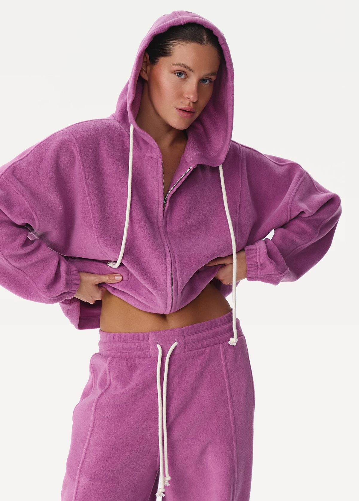 Штаны женские FRND FOR FRIENDS Paradox Polar Fleece ягодного цвета