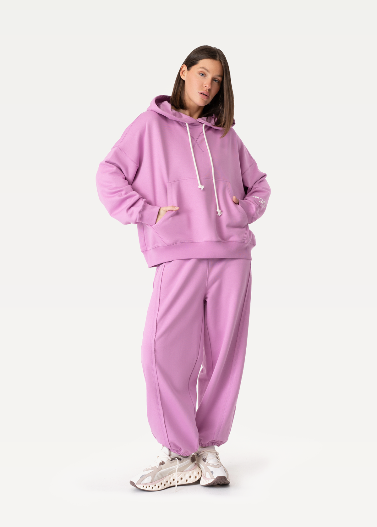 Штани FRND FOR FRIENDS Chloe жіночі лавандово-рожевого кольору