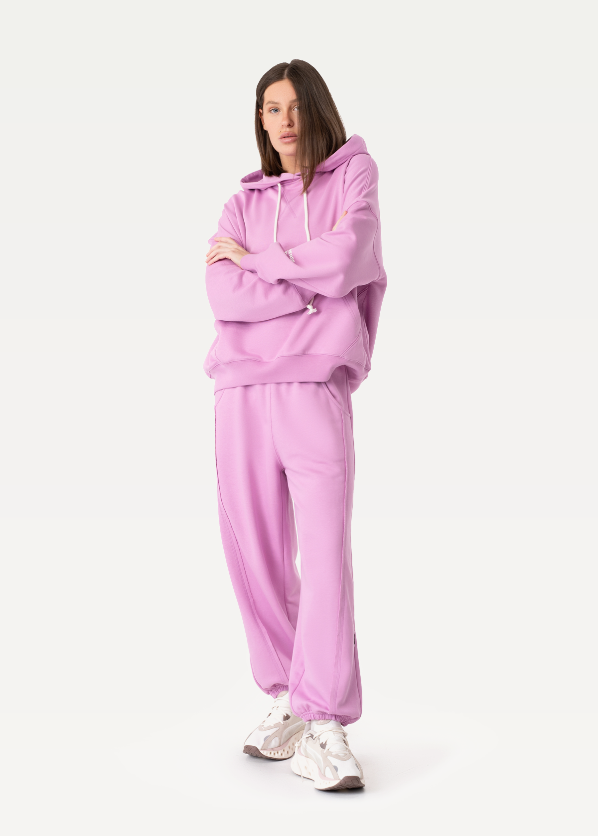 Штани FRND FOR FRIENDS Chloe жіночі лавандово-рожевого кольору