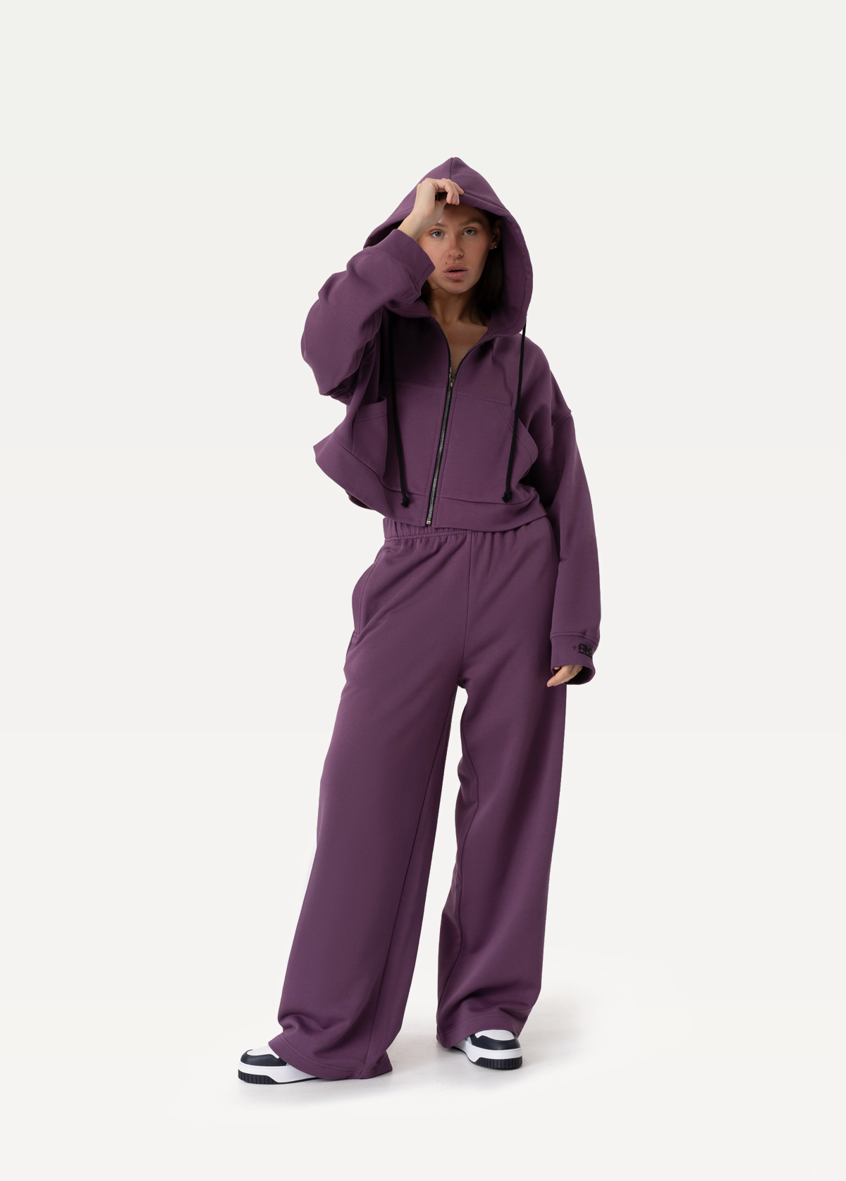 Штани FRND FOR FRIENDS Kris жіночі сливового кольору