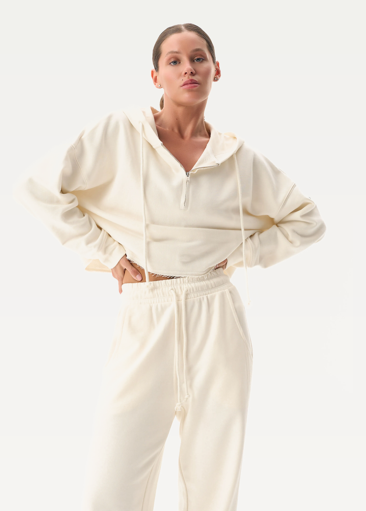 Штани FRND FOR FRIENDS Mirra жіночі молочного кольору